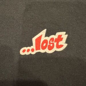 Lost Charcoal Cotton Tee